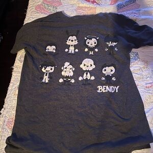 Kids Charcoal Grey Graphic T-Shirt